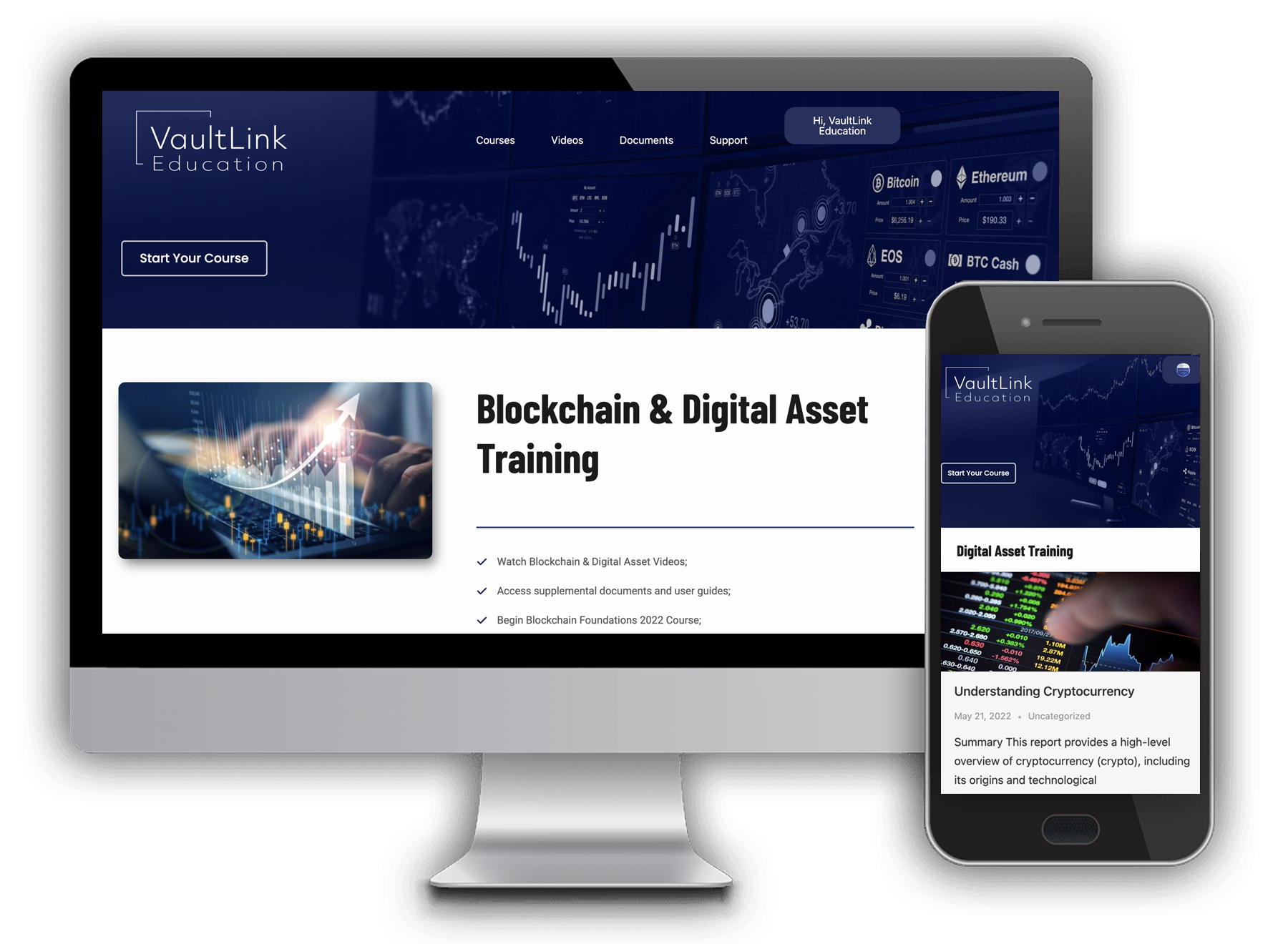 VaultLink Education - WorldClassCryptocurrency Technology and Digital Asset Training for the Banking Sector